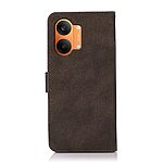 Flip Πορτοφόλι από Συνθετικό Δέρμα (PU) με TPU για το Xiaomi POCO X8 Pro Max 5G από KHAZNEH σε Καφέ χρώμα με θήκες καρτών και Stand.