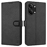 Flip Πορτοφόλι από Συνθετικό Δέρμα (PU) με TPU για το Xiaomi POCO X8 Pro Max 5G από AZNS σε Μαύρο χρώμα με θήκες καρτών και ενσωματωμένο Stand.