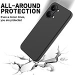 Πλάτη Σιλικόνης για Xiaomi POCO X8 Pro Max 5G από OEM σε Μαύρο χρώμα με λουράκι καρπού για ασφαλή μεταφορά.