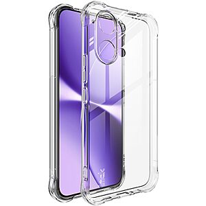 Πλάτη TPU για Xiaomi POCO X8 Pro Max 5G από IMAK σε Διάφανο χρώμα με σχεδιασμό Airbag στις γωνίες και οπή για λουράκι.