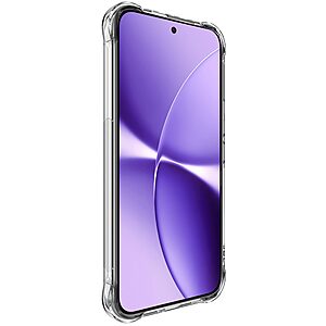 Πλάτη TPU για Xiaomi POCO X8 Pro Max 5G από IMAK σε Διάφανο χρώμα με σχεδιασμό Airbag στις γωνίες και οπή για λουράκι.