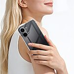 Πλάτη TPU για Xiaomi POCO X8 Pro Max 5G από IMAK σε Διάφανο χρώμα με σχεδιασμό Airbag στις γωνίες και οπή για λουράκι.