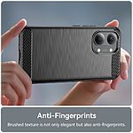 Πλάτη TPU για Xiaomi POCO X8 Pro Max 5G από OEM σε Μαύρο χρώμα με υφή Carbon Fiber και ανθεκτική επιφάνεια κατά αποτυπωμάτων.