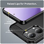 Πλάτη TPU για Xiaomi POCO X8 Pro Max 5G από OEM σε Μαύρο χρώμα με υφή Carbon Fiber και ανθεκτική επιφάνεια κατά αποτυπωμάτων.