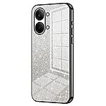 Πλάτη TPU για το Xiaomi POCO X8 Pro Max 5G σε Μαύρο χρώμα με gradient glitter σχέδιο και ηλεκτρολυτικές άκρες για premium εμφάνιση και αντοχή.