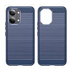 Πλάτη TPU για Xiaomi POCO X8 Pro Max 5G σε Μπλε χρώμα με υφή Carbon Fiber και ανθεκτικό brushed φινίρισμα για καθημερινή προστασία.