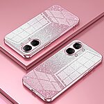Πλάτη TPU για Xiaomi POCO X8 Pro Max 5G από OEM σε Ροζ χρώμα με gradient glitter φινίρισμα και ηλεκτρολυτικές άκρες για premium εμφάνιση.