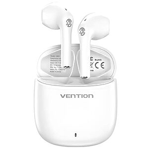 Θήκες Κινητών & Αξεσουάρ | ThikiShop.gr 39 VENTION True Wireless Bluetooth Earbuds Elf E02 White (NBGW0) (VENNBGW0)