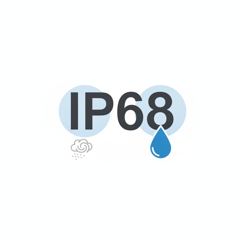 Επεξήγηση κωδικού προστασίας IP68 για αδιάβροχη θήκη — σκόνη και νερό