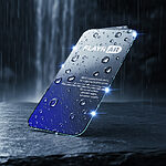 Flayr AR tempered glass για iPhone 16 — ελαιοαπωθητική AF επιφάνεια με σταγόνες νερού
