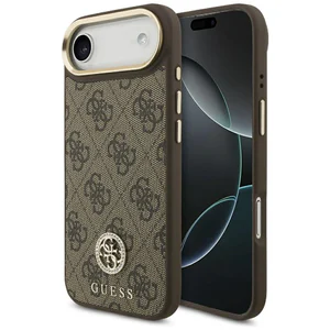 Guess 4G Strass Logo MagSafe Case for iPhone Air - Brown- Θήκη προστασίας iPhone 17 Air σε Καφέ χρώμα