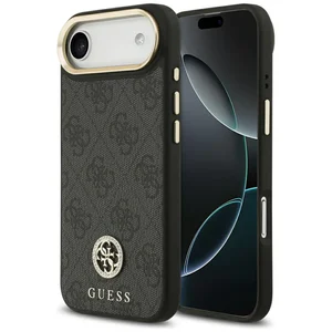 Guess 4G Strass Logo MagSafe Case for iPhone Air - Black- Θήκη προστασίας iPhone 17 Air σε Μαύρο χρώμα