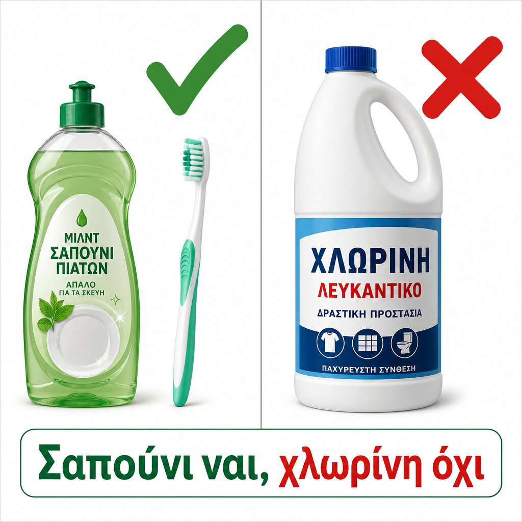 Γιατί Κιτρινίζει η Θήκη Σιλικόνης: Η Επιστήμη & Πώς να το Καθυστερήσεις 4 Ήπιο σαπούνι ναι· χλωρίνη και υπεροξείδιο ποτέ.