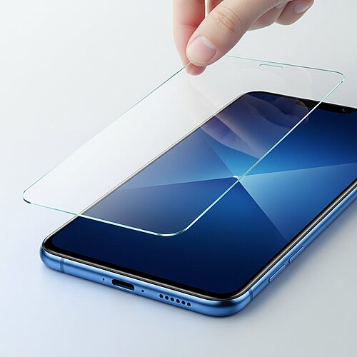Τοποθέτηση tempered glass για προστασία από γρατσουνιές στο κινητό