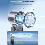 Mini Ανεμιστήρας TEC Semiconductor 3-in-1 - OEM - Φορητός με LED Οθόνη - Γκρι — εικόνα 9