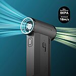 MOMAX 1-Airo RO12 Turbine Fan - Φορητό Handheld Fan Καθαρισμού 130000RPM - Γκρι Σκούρο — εικόνα 4