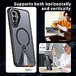 Θήκη Samsung Galaxy A27 5G - OEM - Σκληρή Πλάτη PC+TPU - Μαύρο - Stand — εικόνα 6