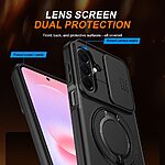 Θήκη Samsung Galaxy A27 5G - OEM - Σκληρή Πλάτη PC+TPU - Μαύρο - Stand — εικόνα 4