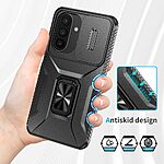 Θήκη Samsung Galaxy A27 5G - OEM Camshield Kickstand - Σκληρή Πλάτη PC+TPU - Μαύρο - Stand — εικόνα 4