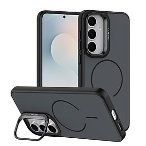 Σκληρή Πλάτη PC+TPU για Samsung Galaxy A27 5G (OEM) σε Μαύρο με Kickstand — μαγνητική σύνδεση & αναδιπλούμενο stand για hands-free χρήση καθημερινά.