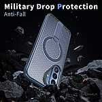Θήκη Samsung Galaxy A27 5G - OEM - Σκληρή Πλάτη PC+TPU - Μπλε - Stand — εικόνα 3