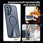 Θήκη Samsung Galaxy A27 5G - OEM - Σκληρή Πλάτη PC+TPU - Μπλε - Stand — εικόνα 6