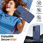 Θήκη Samsung Galaxy A27 5G - OEM - Σκληρή Πλάτη PC+TPU - Μπλε - Stand — εικόνα 3