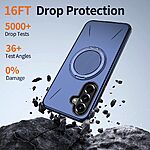 Θήκη Samsung Galaxy A27 5G - OEM - Σκληρή Πλάτη PC+TPU - Μπλε - Stand — εικόνα 4