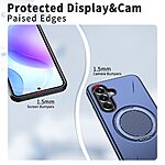 Θήκη Samsung Galaxy A27 5G - OEM - Σκληρή Πλάτη PC+TPU - Μπλε - Stand — εικόνα 5