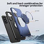 Θήκη Samsung Galaxy A27 5G - OEM - Σκληρή Πλάτη PC+TPU - Μπλε - Stand — εικόνα 6