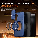 Θήκη Samsung Galaxy A27 5G - OEM - Σκληρή Πλάτη PC+TPU - Μπλε - Stand — εικόνα 8