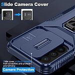 Θήκη Samsung Galaxy A27 5G - OEM Camshield Kickstand - Σκληρή Πλάτη PC+TPU - Μπλε - Stand — εικόνα 7