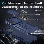 Θήκη Samsung Galaxy A27 5G - OEM Camshield Kickstand - Σκληρή Πλάτη PC+TPU - Μπλε - Stand — εικόνα 8