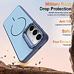 Θήκη Samsung Galaxy A27 5G - OEM - Σκληρή Πλάτη PC+TPU - Μπλε - Stand — εικόνα 3