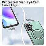 Θήκη Samsung Galaxy A27 5G - OEM - Σκληρή Πλάτη PC+TPU - Πράσινο - Stand — εικόνα 5