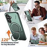 Θήκη Samsung Galaxy A27 5G - OEM - Σκληρή Πλάτη PC+TPU - Πράσινο - Stand — εικόνα 7
