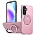 Σκληρή Πλάτη PC+TPU για Samsung Galaxy A27 5G (OEM) σε Ροζ με περιστρεφόμενο Stand 360° — ολοκληρωμένη προστασία από πτώσεις & άνετη hands-free προβολή.