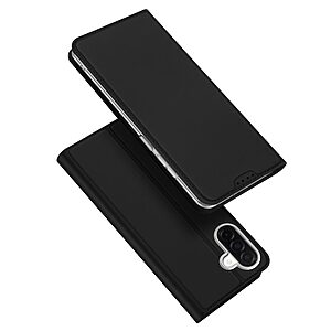 ΘΗΚΕΣ ΚΙΝΗΤΩΝ SAMSUNG ΑΞΕΣΟΥΑΡ 1 Flip Πορτοφόλι από Συνθετικό Δέρμα (PU) για Samsung Galaxy A27 5G (DUX DUCIS Skin Pro Series) σε Μαύρο — θήκη κάρτας, ρυθμιζόμενη βάση Stand & μαγνητικό κλείσιμο για καθημερινή χρήση.