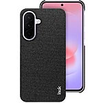Πλάτη από Συνθετικό Δέρμα (PU) + PC για Samsung Galaxy A27 5G (IMAK Ruiyi Series) σε Μαύρο — υφαντή υφή για άνετο κράτημα, αντιδακτυλική επιφάνεια & ανασηκωμένα χείλη για πλήρη προστασία.