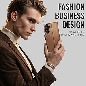 ΘΗΚΕΣ ΚΙΝΗΤΩΝ SAMSUNG ΑΞΕΣΟΥΑΡ 34 Θήκη Samsung Galaxy A27 5G - CASEME 023 - Flip Πορτοφόλι από Συνθετικό Δέρμα (PU) με TPU - Καφέ - RFID/Wallet/Stand — εικόνα 2