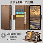 Θήκη Samsung Galaxy A27 5G - CASEME 023 - Flip Πορτοφόλι από Συνθετικό Δέρμα (PU) με TPU - Καφέ - RFID/Wallet/Stand — εικόνα 3