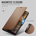 Θήκη Samsung Galaxy A27 5G - CASEME 023 - Flip Πορτοφόλι από Συνθετικό Δέρμα (PU) με TPU - Καφέ - RFID/Wallet/Stand — εικόνα 9
