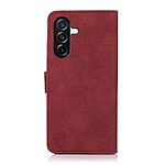 Θήκη Samsung Galaxy A27 5G - KHAZNEH - Flip Πορτοφόλι από Συνθετικό Δέρμα (PU) με TPU - Κόκκινο - Wallet/Stand — εικόνα 7