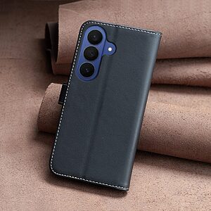 Θήκη Samsung Galaxy A27 5G - BINFEN COLOR BF17 - Flip Πορτοφόλι από Συνθετικό Δέρμα (PU) με TPU - Μαύρο - Wallet/Stand — εικόνα 2