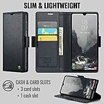 Θήκη Samsung Galaxy A27 5G - CASEME 023 - Flip Πορτοφόλι από Συνθετικό Δέρμα (PU) με TPU - Μαύρο - RFID/Wallet/Stand — εικόνα 3