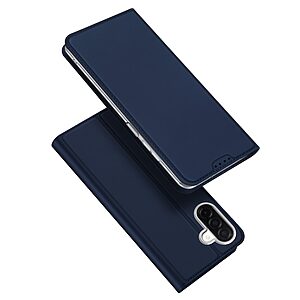 ΘΗΚΕΣ ΚΙΝΗΤΩΝ SAMSUNG ΑΞΕΣΟΥΑΡ 47 Flip Πορτοφόλι από Συνθετικό Δέρμα (PU) για Samsung Galaxy A27 5G (DUX DUCIS Skin Pro Series) σε Μπλε — θήκη καρτών, ρυθμιζόμενη βάση stand & μαγνητικό κλείσιμο για καθημερινή προστασία.