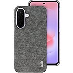 Πλάτη από Συνθετικό Δέρμα (PU) για Samsung Galaxy A27 5G (IMAK Ruiyi Series) σε Γκρι Σκούρο — υφή υφάσματος για άνετο κράτημα & προστασία από γρατζουνιές.