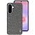 Πλάτη από Συνθετικό Δέρμα (PU) για Samsung Galaxy A27 5G (IMAK Ruiyi Series) σε Γκρι Σκούρο — υφή υφάσματος για άνετο κράτημα & προστασία από γρατζουνιές.