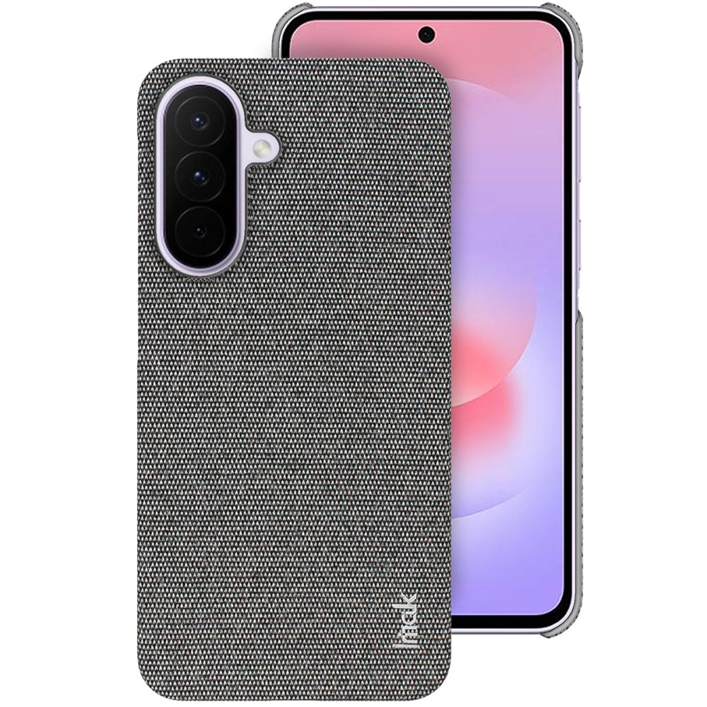 Θήκη Samsung Galaxy A27 5G - IMAK Ruiyi Series - Πλάτη από Συνθετικό Δέρμα (PU) - Γκρι Σκούρο Πλάτη από Συνθετικό Δέρμα (PU) για Samsung Galaxy A27 5G (IMAK Ruiyi Series) σε Γκρι Σκούρο — υφή υφάσματος για άνετο κράτημα & προστασία από γρατζουνιές.