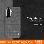 Θήκη Samsung Galaxy A27 5G - IMAK Ruiyi Series - Πλάτη από Συνθετικό Δέρμα (PU) - Γκρι Σκούρο — εικόνα 3